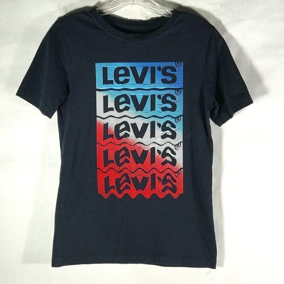 LEVIS Multicolor Short Sleeve Youth Large Tee T Shirt - Picture 1 of 7